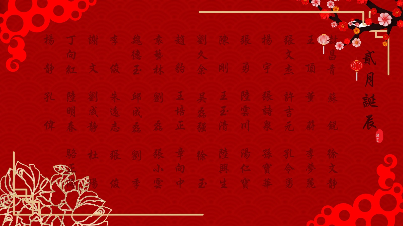 【生日祝福】恭祝02月生日的員工生日快樂(lè)！